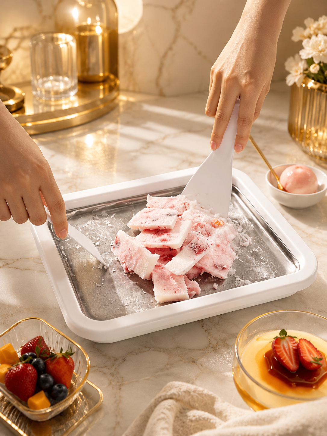 Eismaschinenpfanne