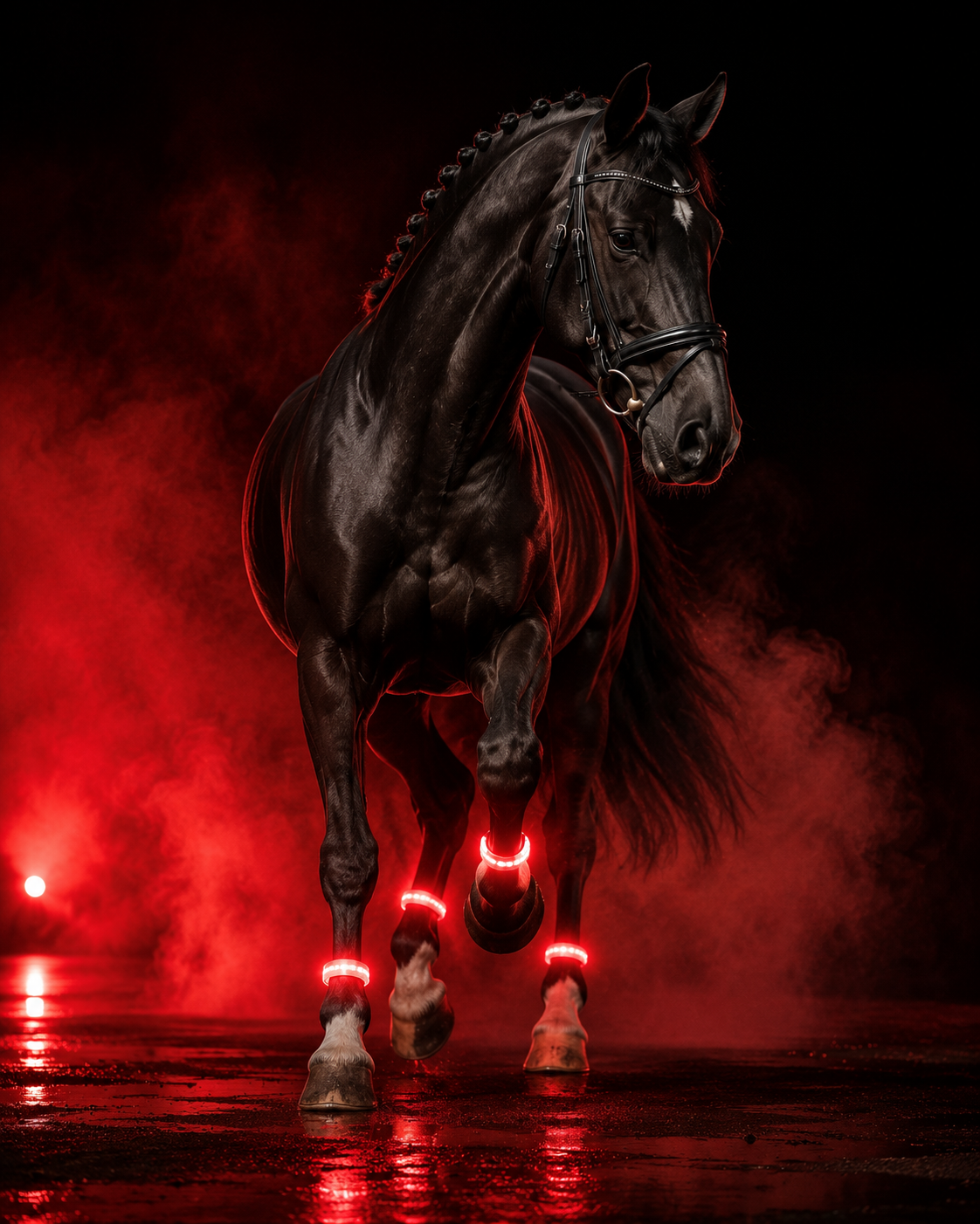 LED Pferdebeinbänder
