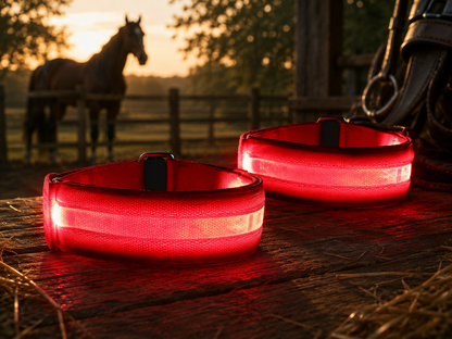 LED Pferdebeinbänder