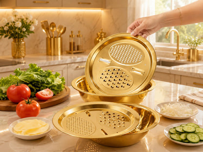 3-IN-1 Edelstahl-Küchenset