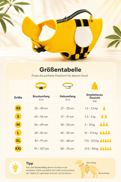 Schwimmweste für Hunde
