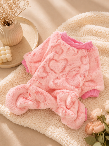 Hundeoverall in Rosa