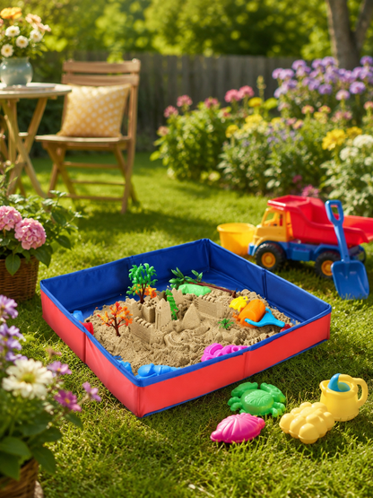 Faltbarer Sandkasten