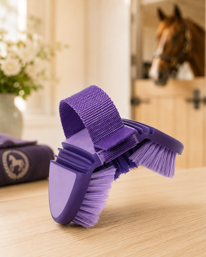 Flexible Pferdebürste