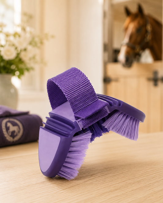 Flexible Pferdebürste