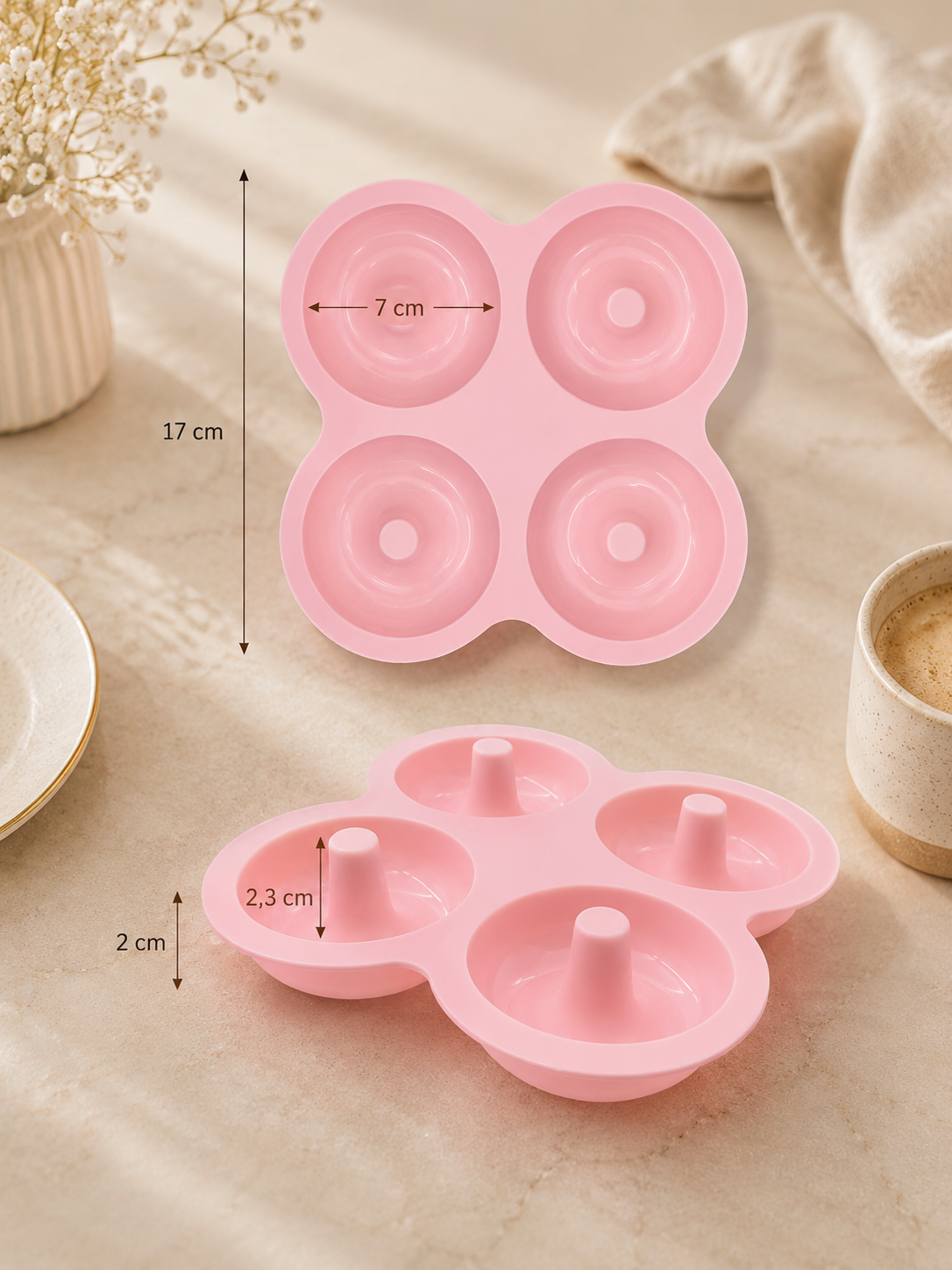 4er Donut Backform