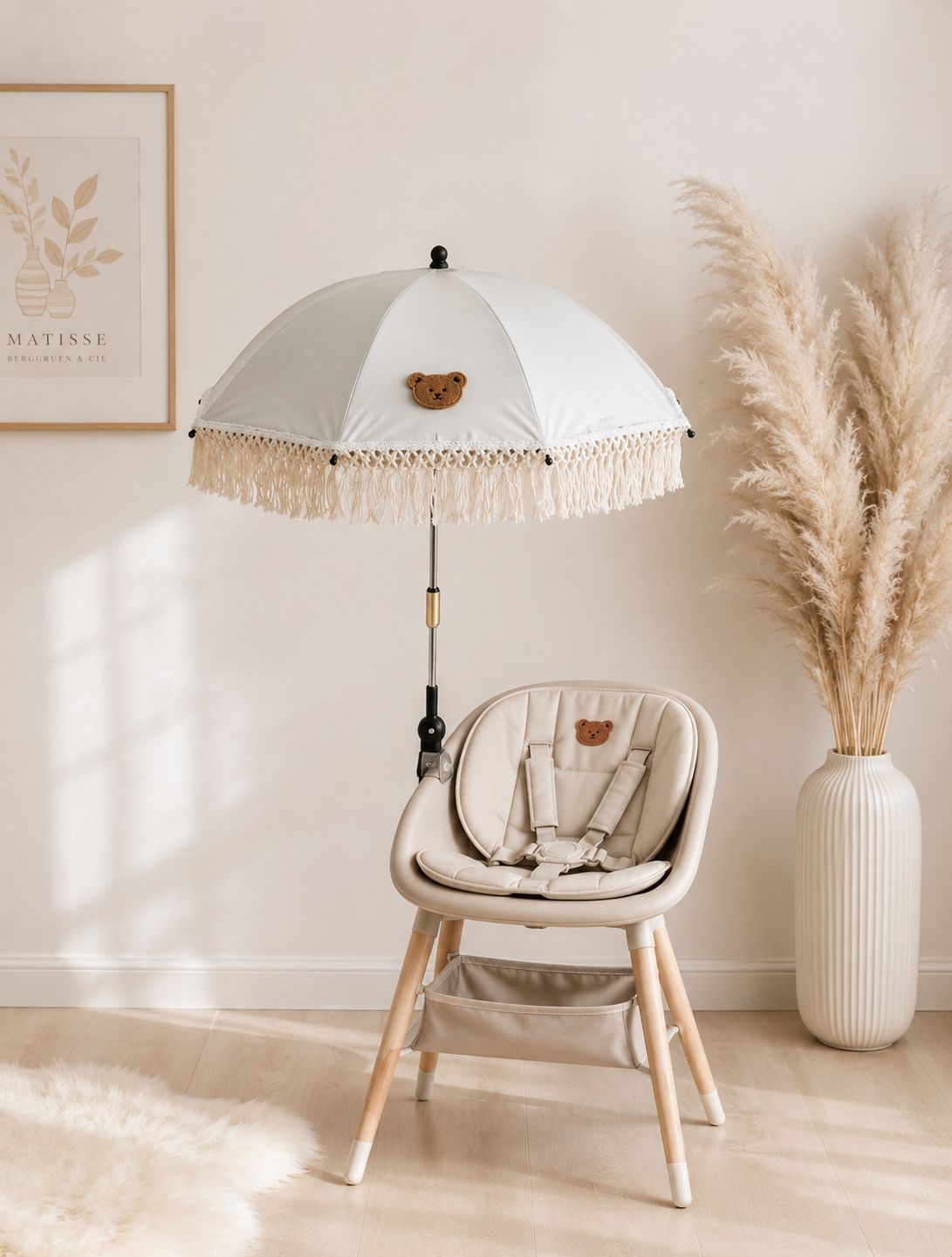 2-in-1 Kinderwagen-Regen & Sonnenschirm