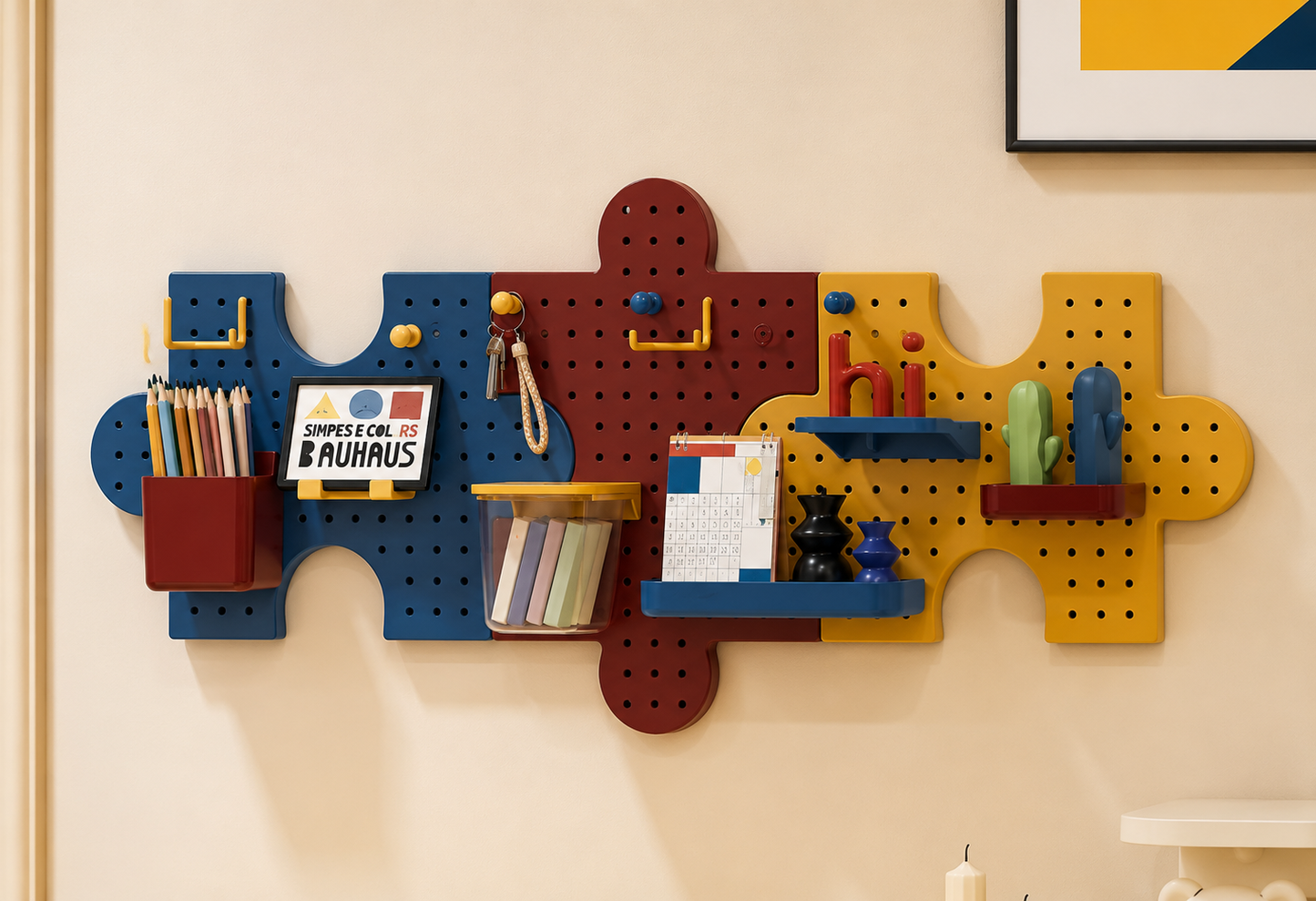 Kinder-Puzzle Board