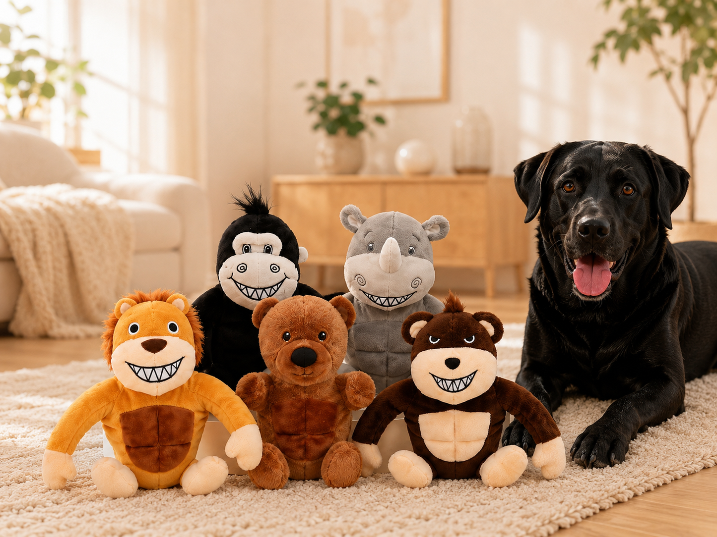5er Set Hundespielzeug