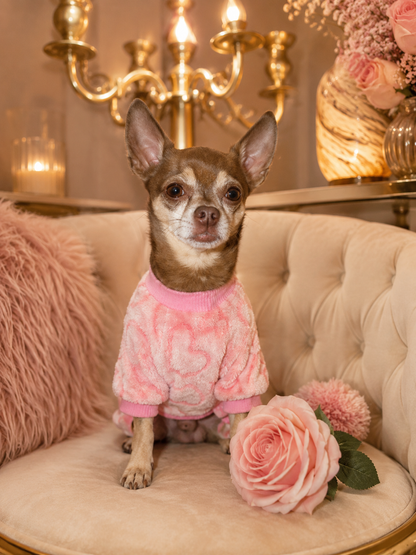 Hundeoverall in Rosa
