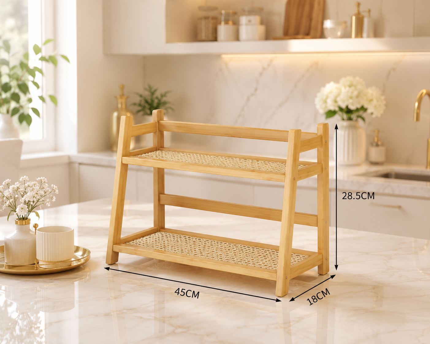 Bambus Organizer Regal