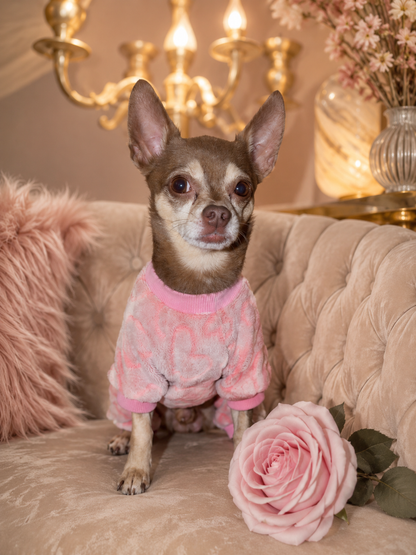 Hundeoverall in Rosa