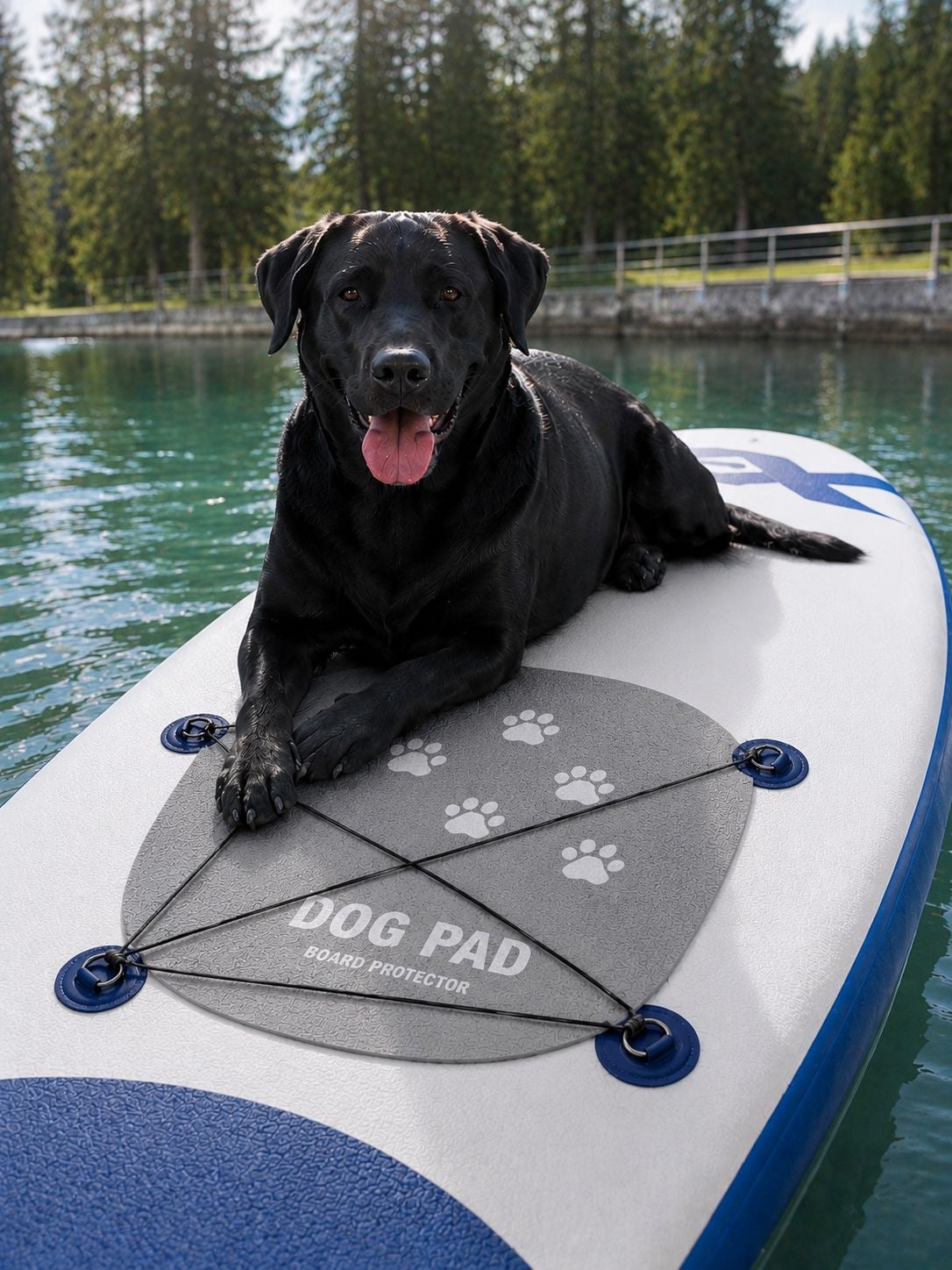 Rutschfeste Hunde-Deckmatte für Wassersport