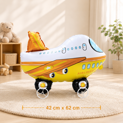 4D Folienballon mit Rollen