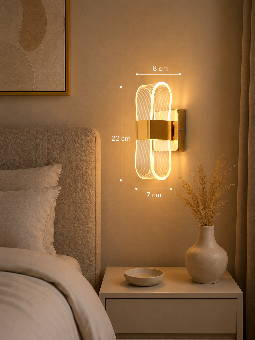 Nordische Wandlampe