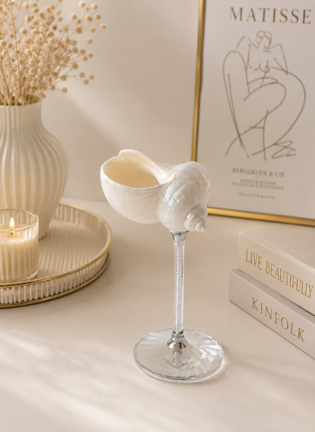 Designer-Muschelglas