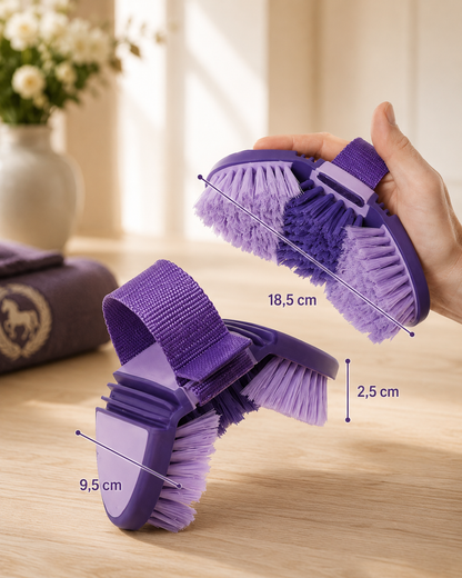 Flexible Pferdebürste