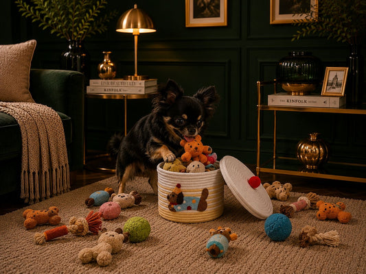 Hundespielzeug-Aufbewahrungskorb