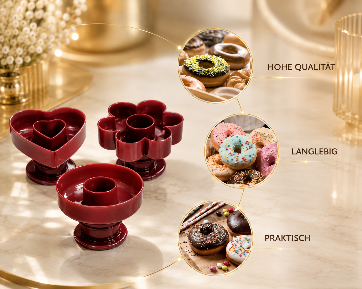3er Donut Set