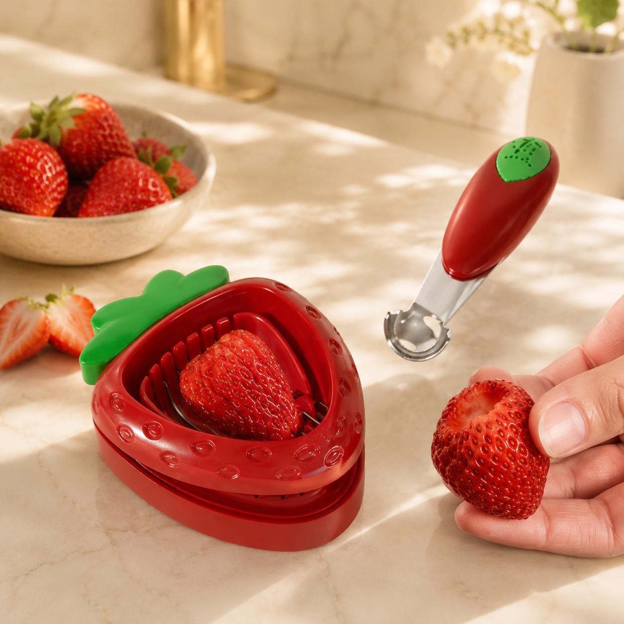 Erdbeeren Set