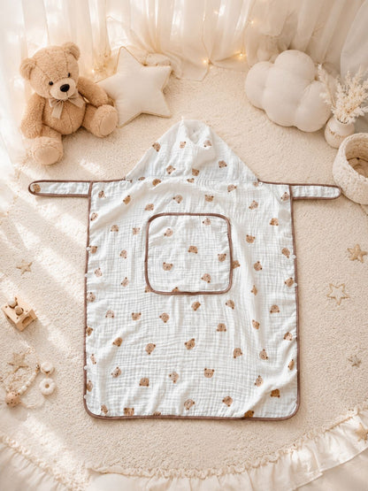 Babydecke mit Kaputze