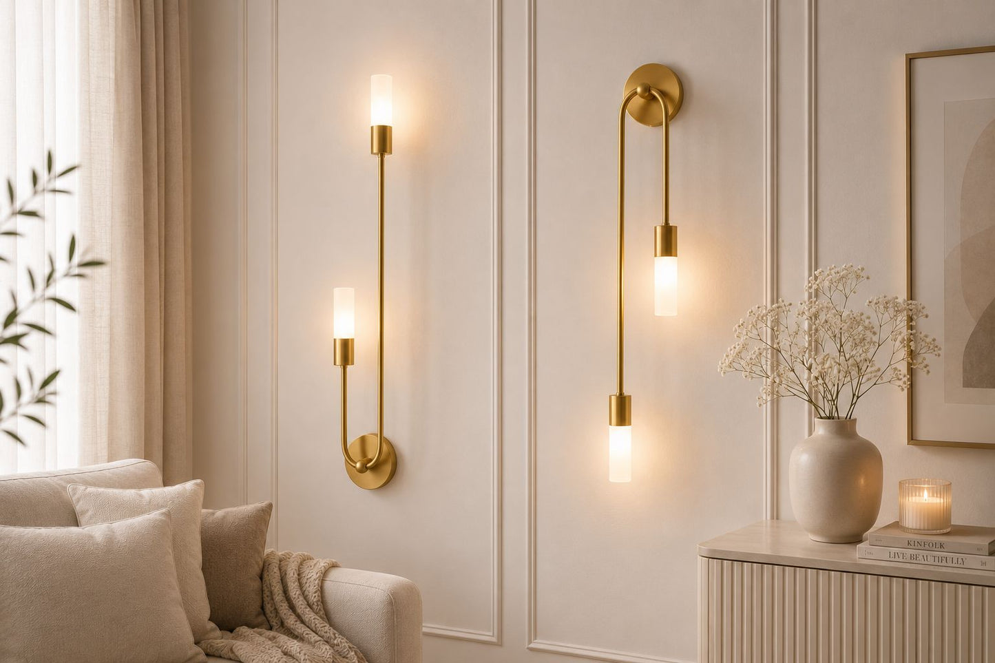 Nordische Design LED-Wandleuchte