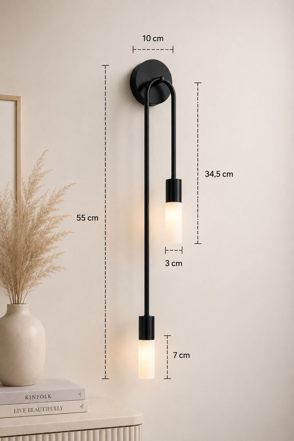 Nordische Design LED-Wandleuchte