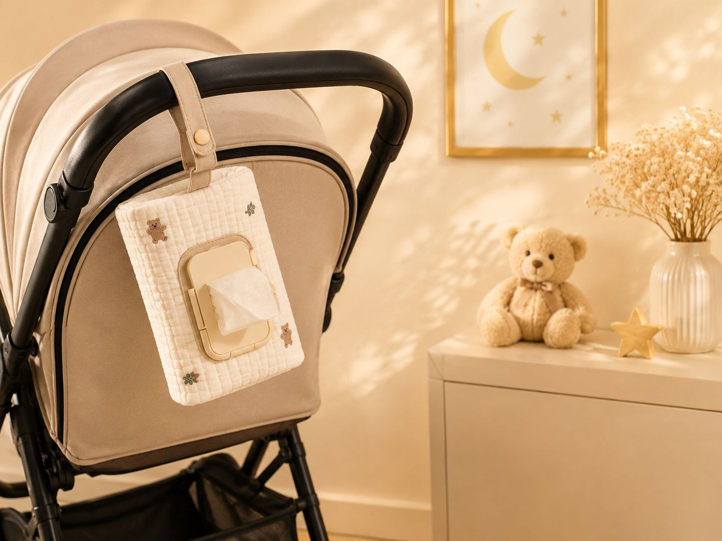 Kinderwagen-Taschentuchspender