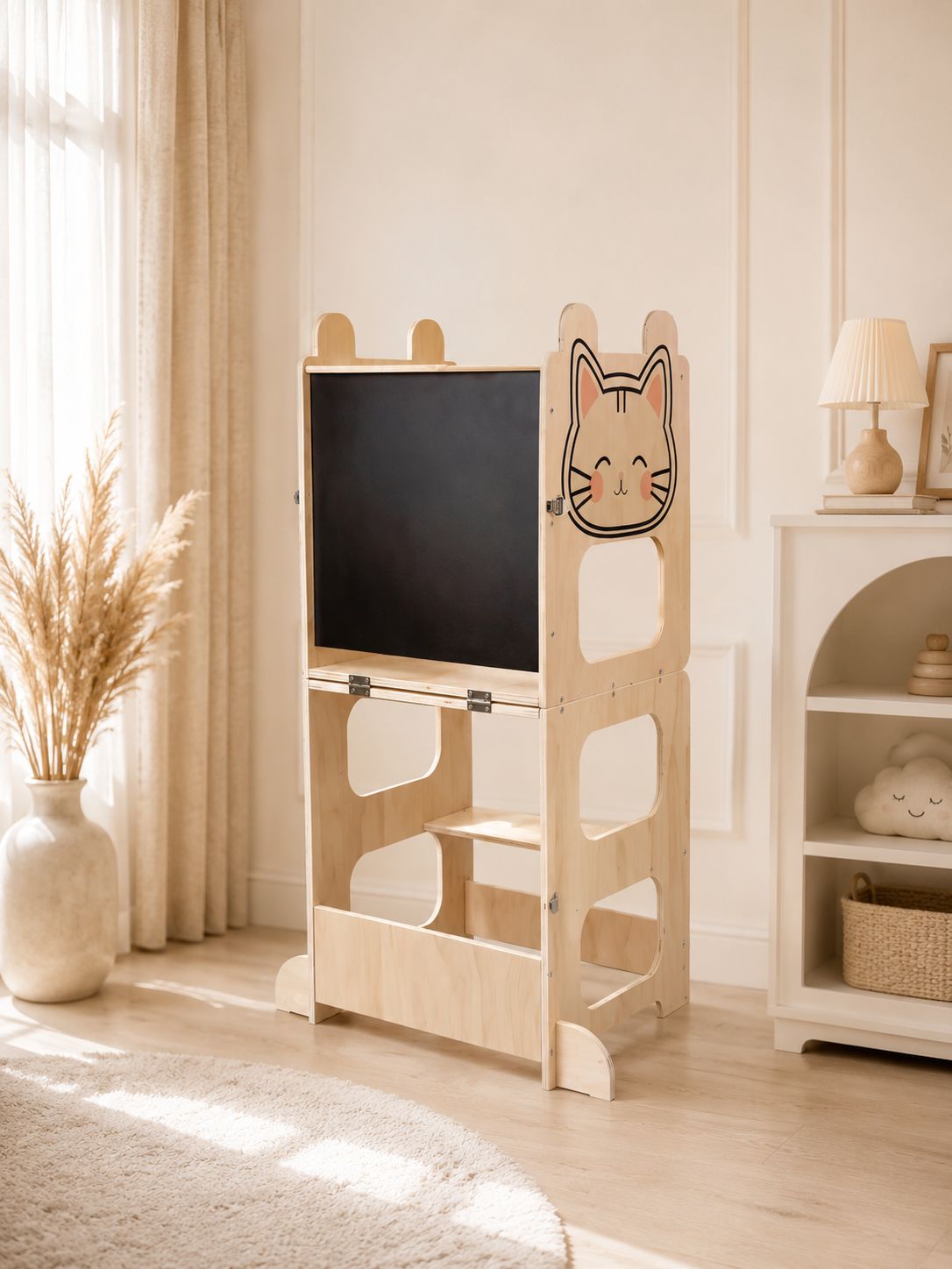 Montessori Lernturm mit Tafel