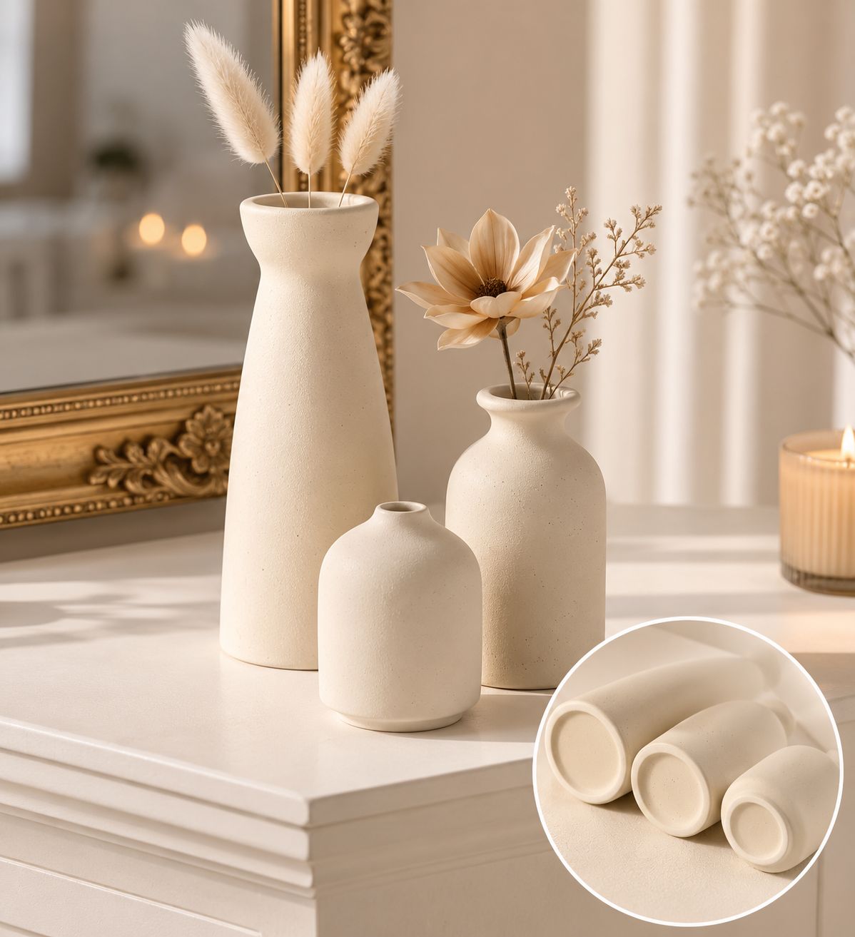 Boho Keramikvasen-Set